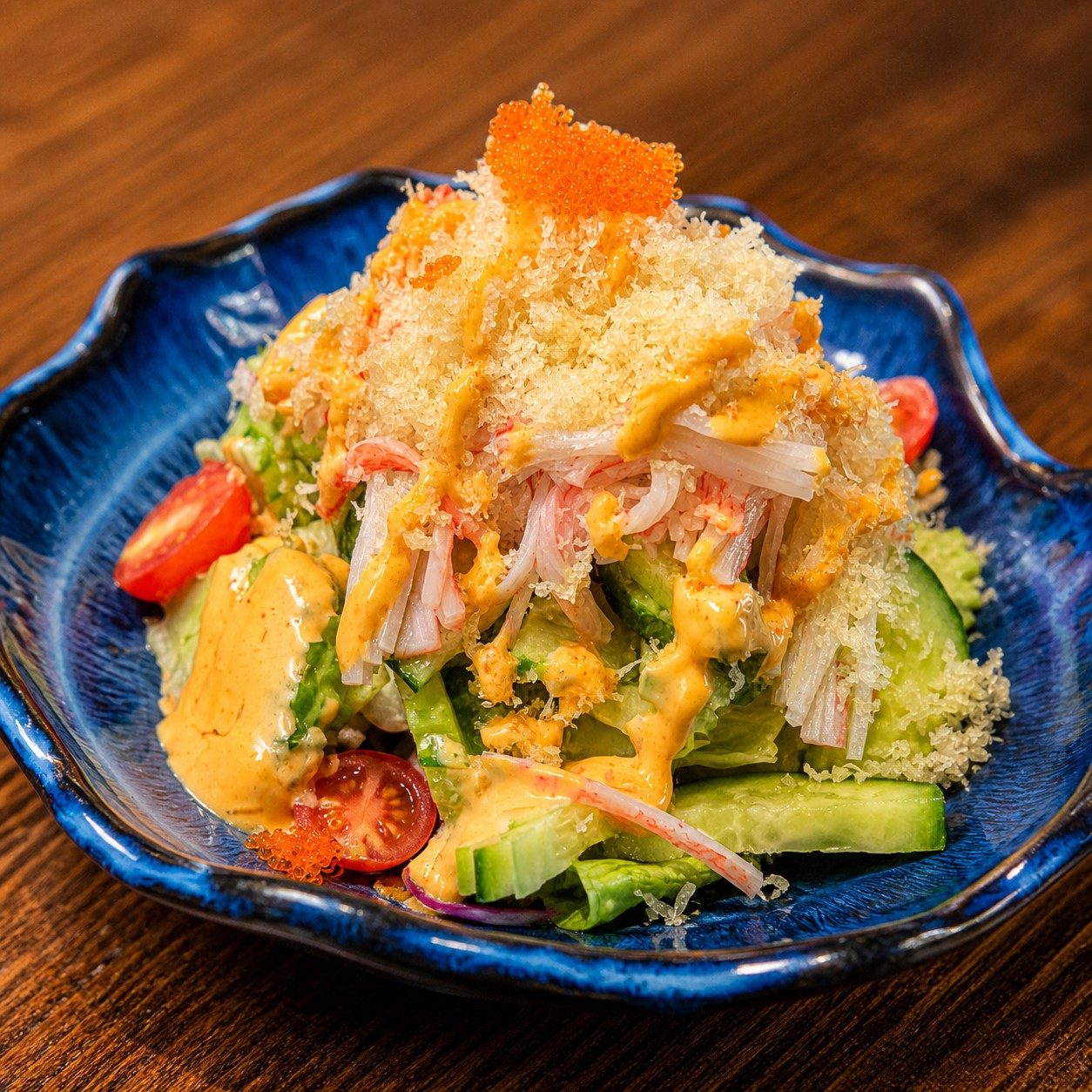 Kani Cucumber Salad.
