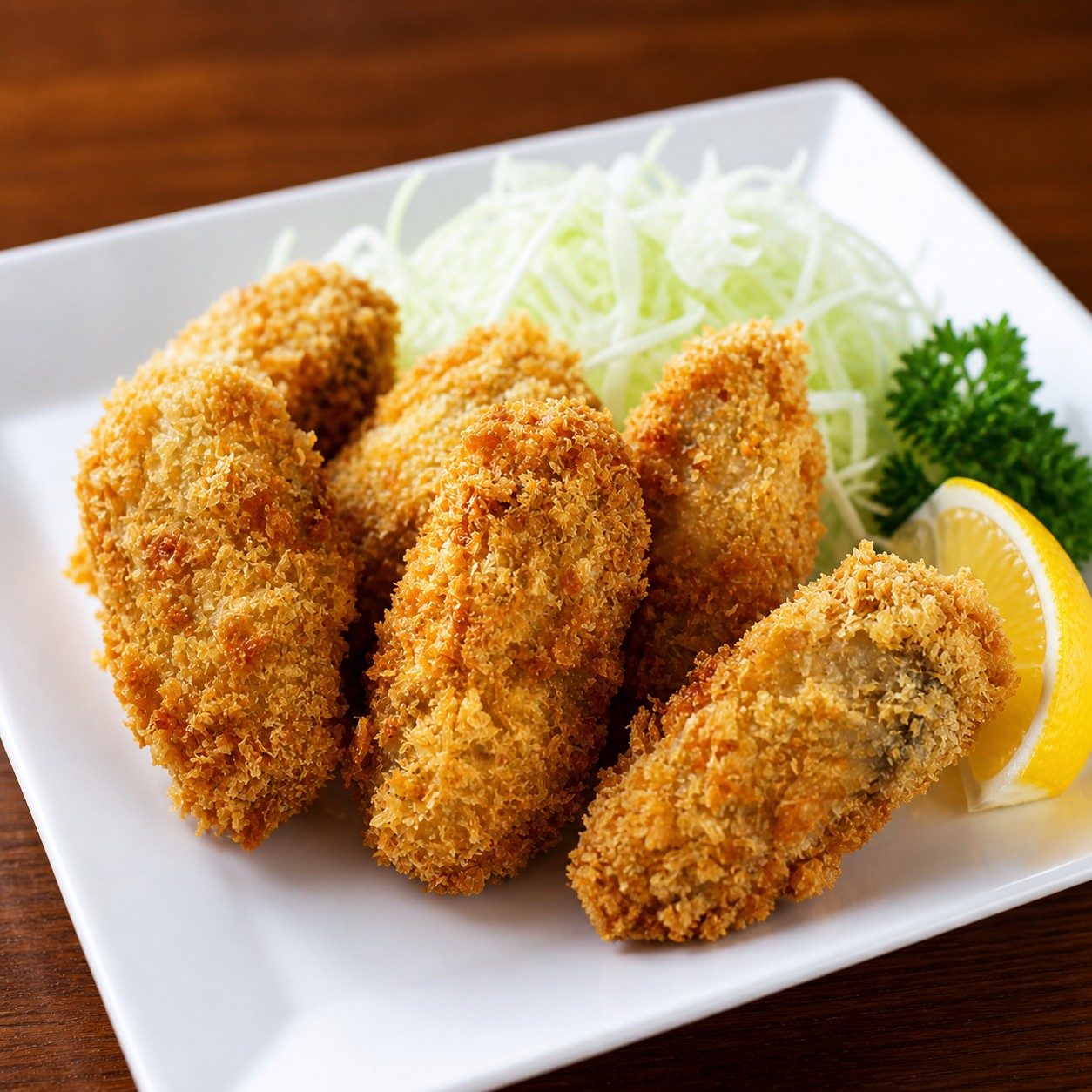 Fried Oysters (6 Pieces).
