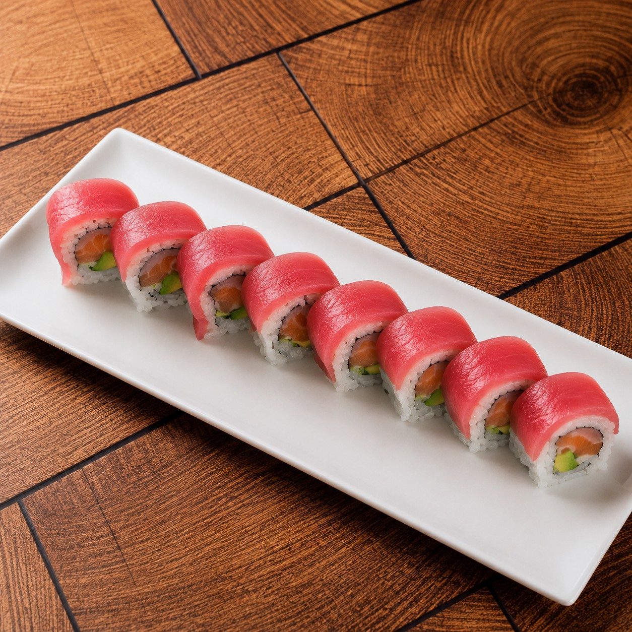 Red Rainbow Roll.