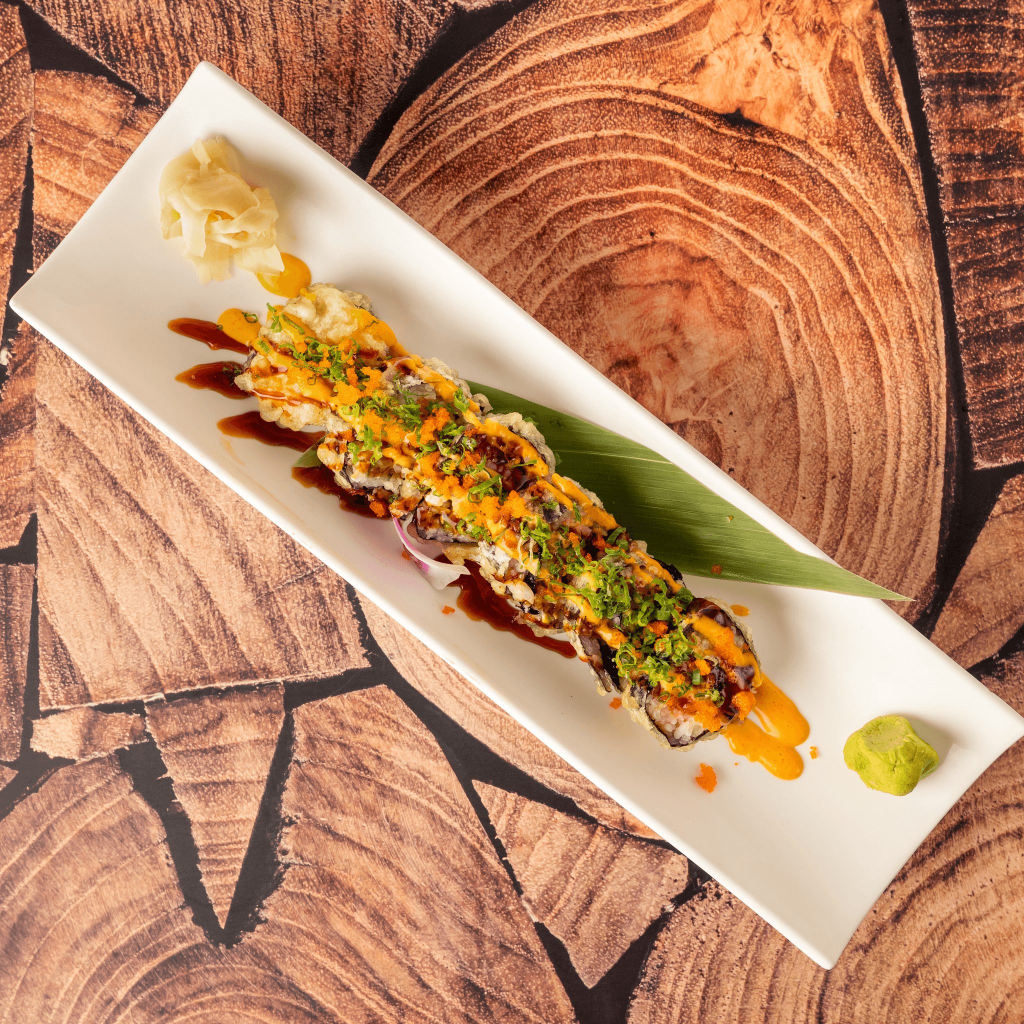 Spicy Lobster Tempura Roll.