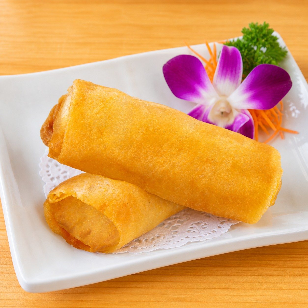 Vegetable Egg Rolls.