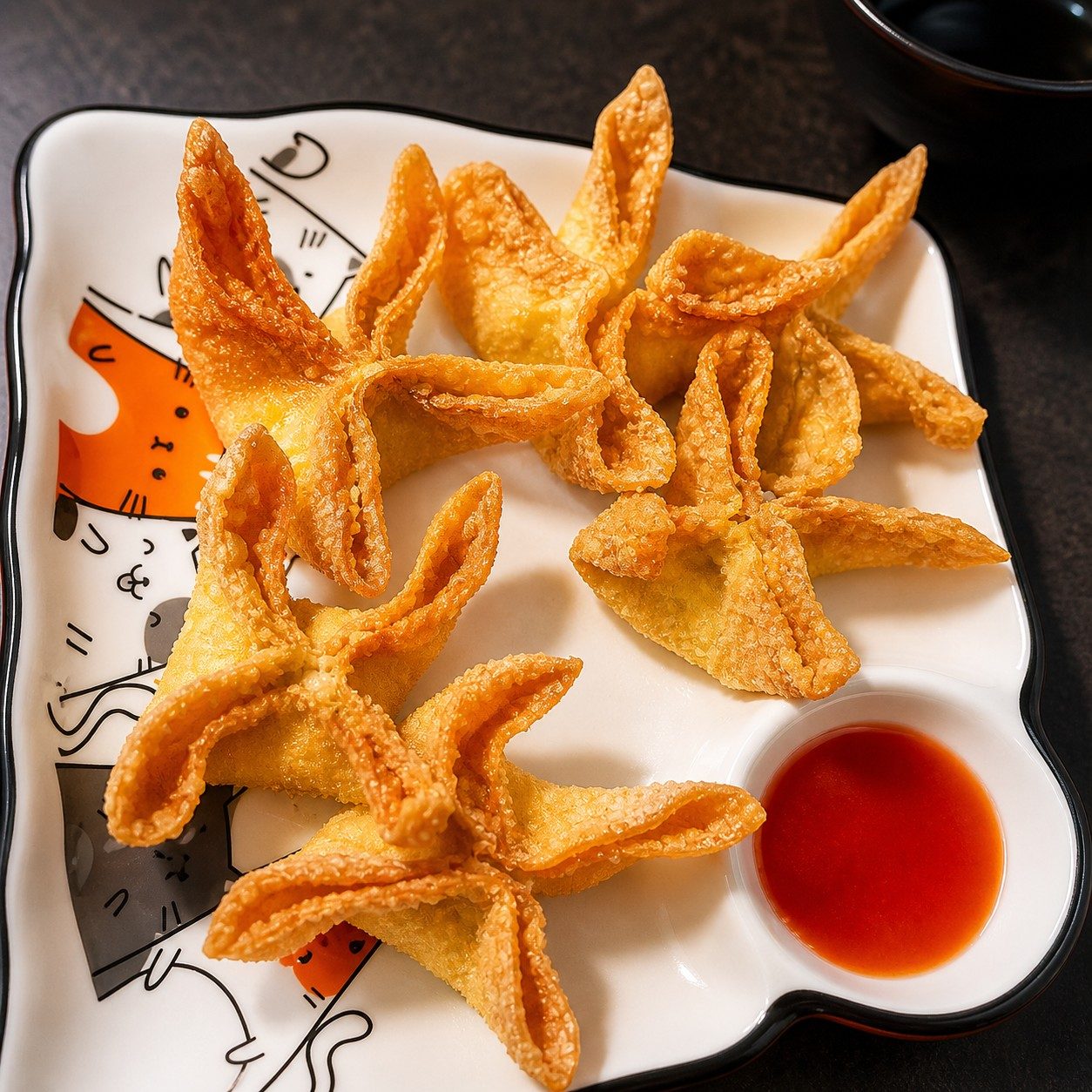 Crab Cheese Wonton (6 Pieces).